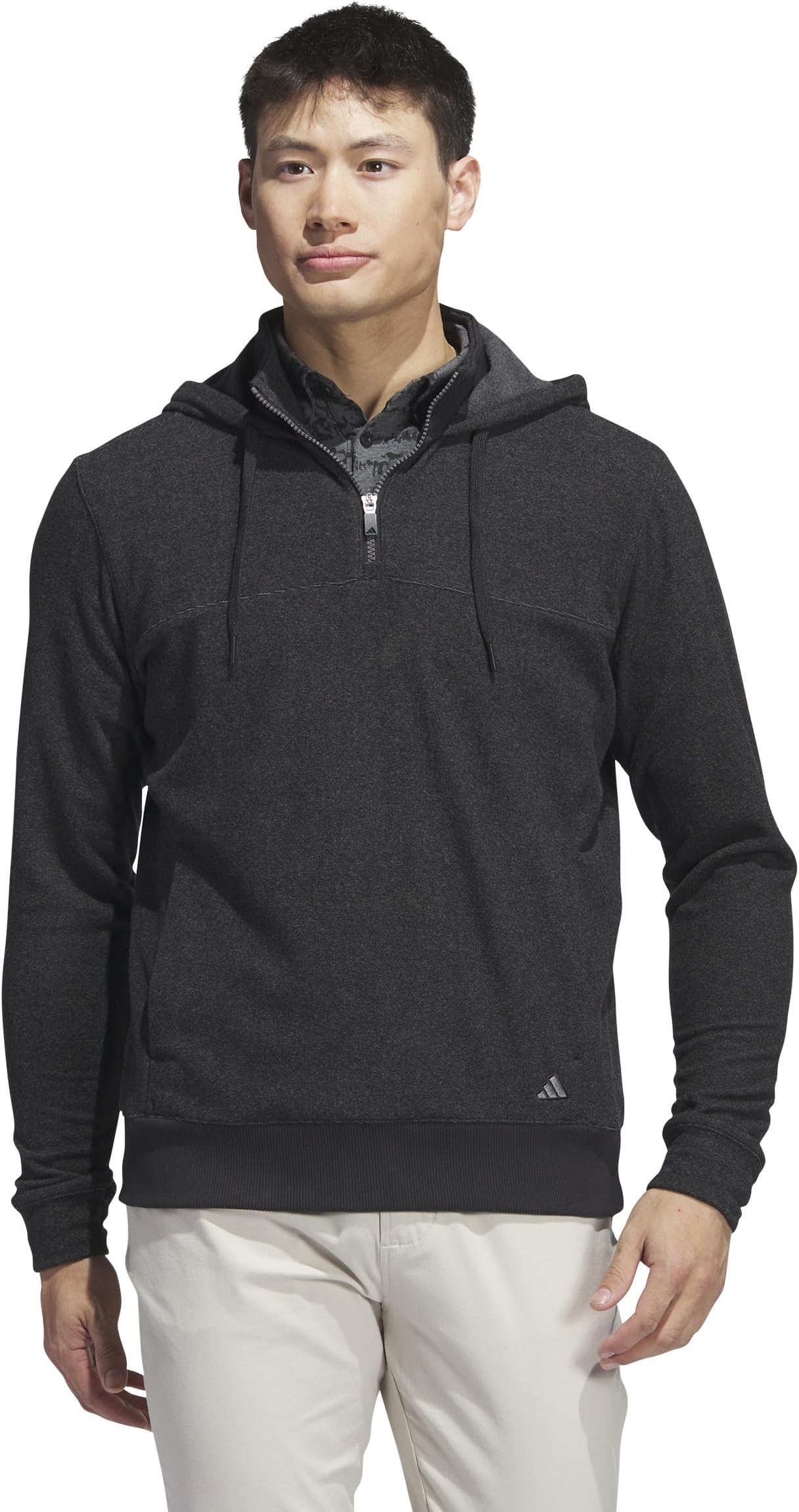 adidasMen's Go-to Quarter Zip Golf Hoodie