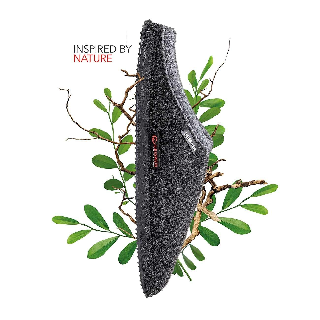 Giesswein Hausschuhe Dannheim - Warme Filz-Pantoffeln für Damen & Herren, Rutschfeste Pantoletten, Unisex Slippers aus Wolle‌