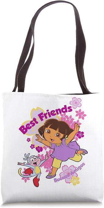 Dora the Explorer Boots Monkey Best Friends Buenos Amigos Tote Bag
