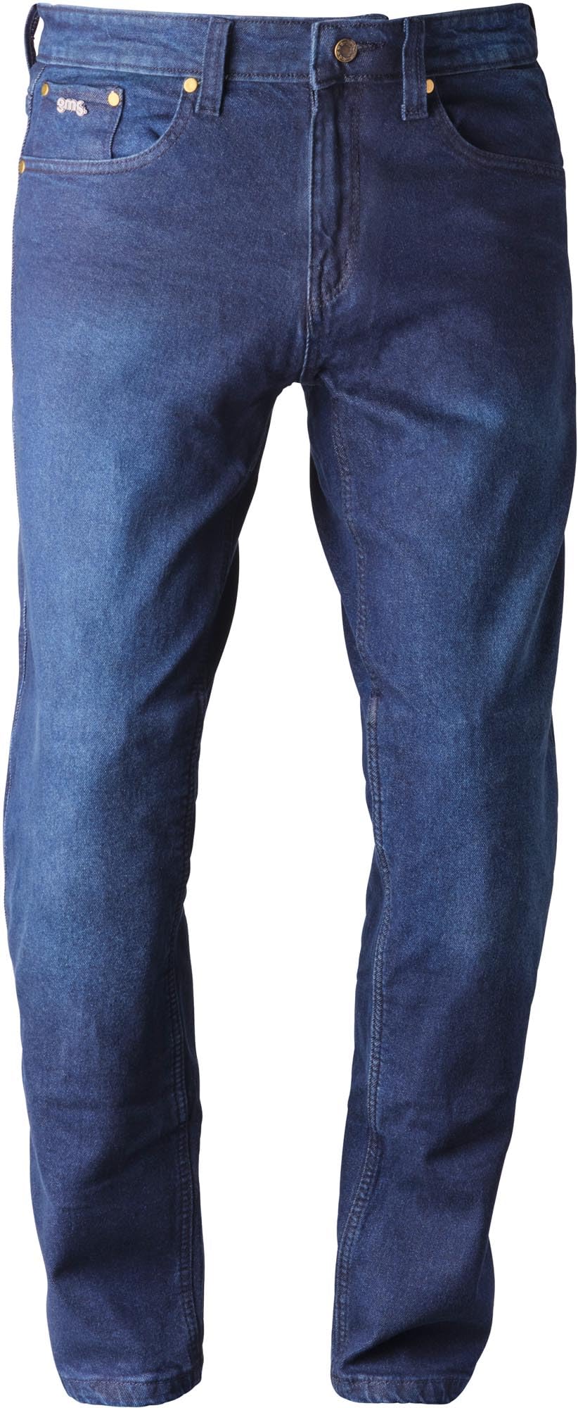 GMS Atlanta Slim Jeans da motociclista, blu scuro, 38/30
