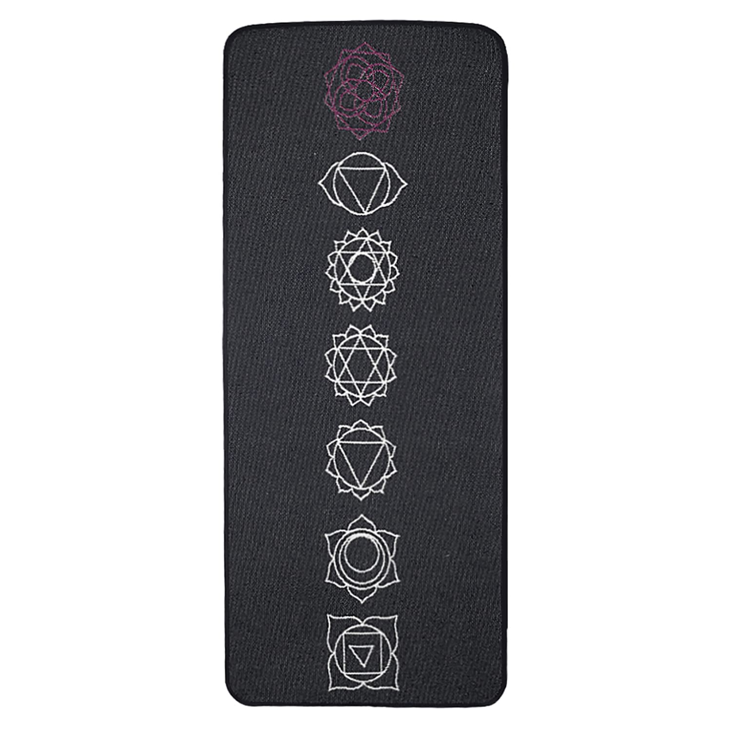Saral Home Anti Skid Yoga/Exercise Rugs (Black, Cotton, Standard Size)-image-46