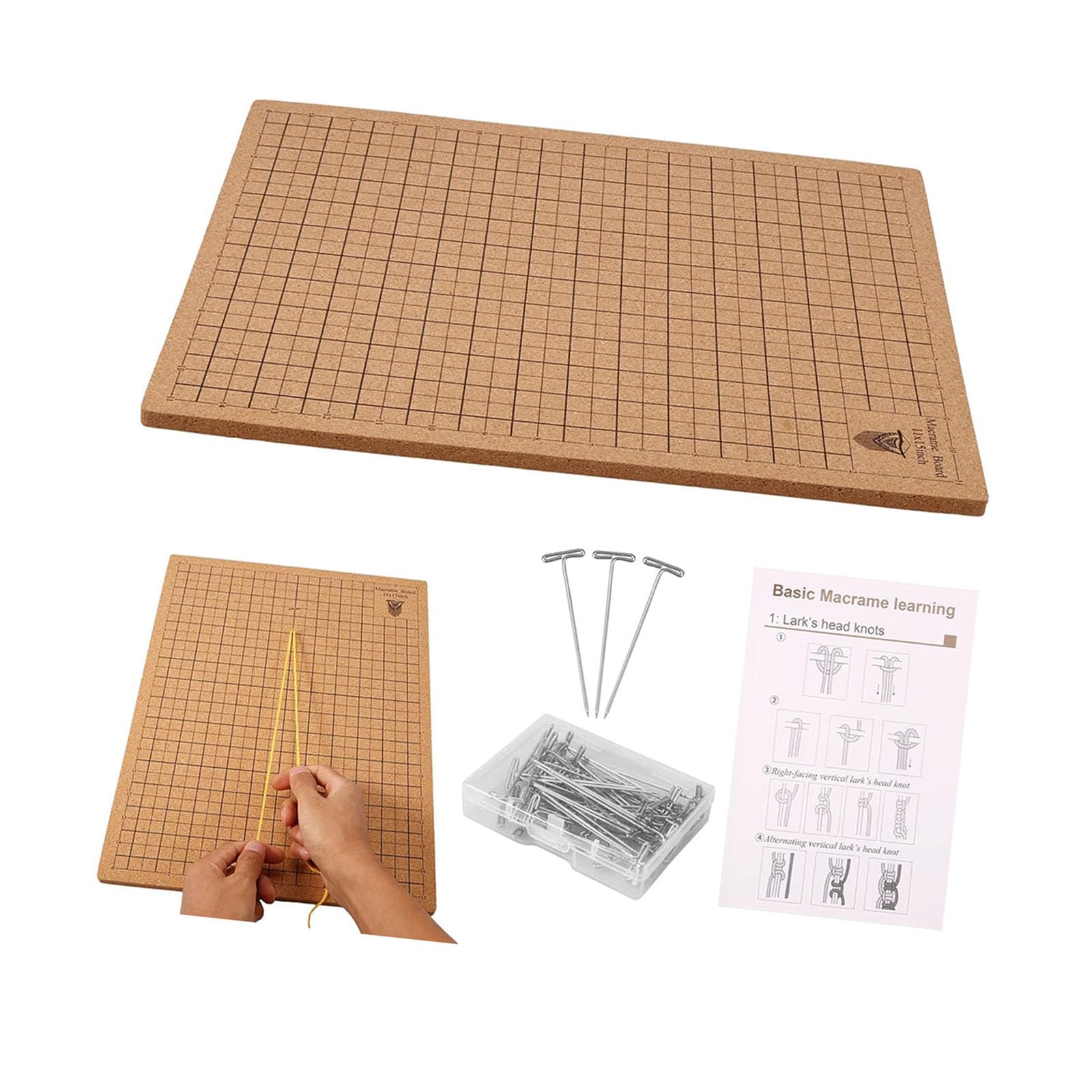 Zeiwohndc Sturdy Silicone Craft Board for Quick Tassels Lace Knotting Handcraft Multipurpose Portable Beading Aid
