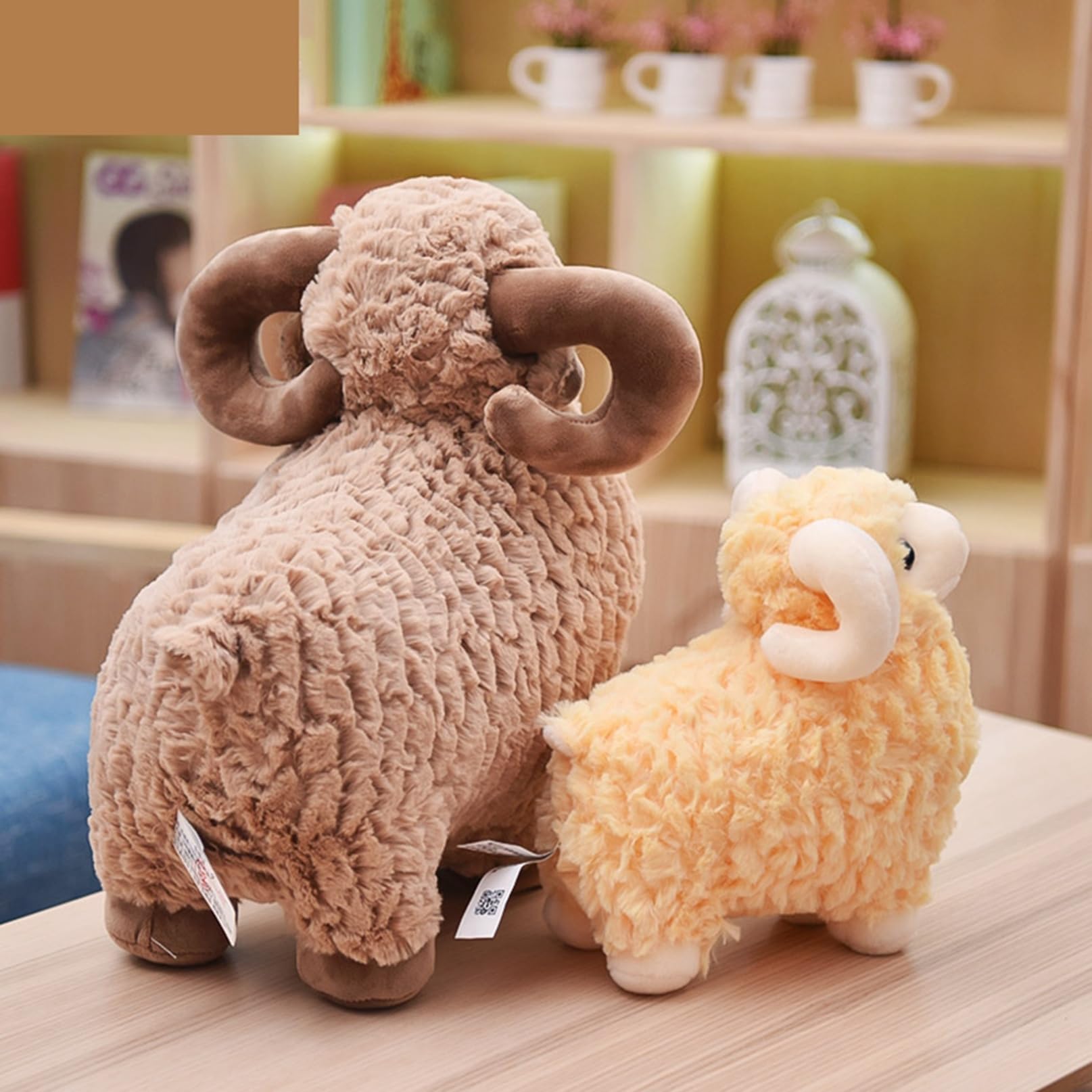 モコモコの双子仔羊 ぬいぐるみ 海外作家様 ハンドメイド ロリィタ 部屋飾り モコモコの双子仔羊 ぬいぐるみ 海外作家様 ハンドメイド ロリィタ