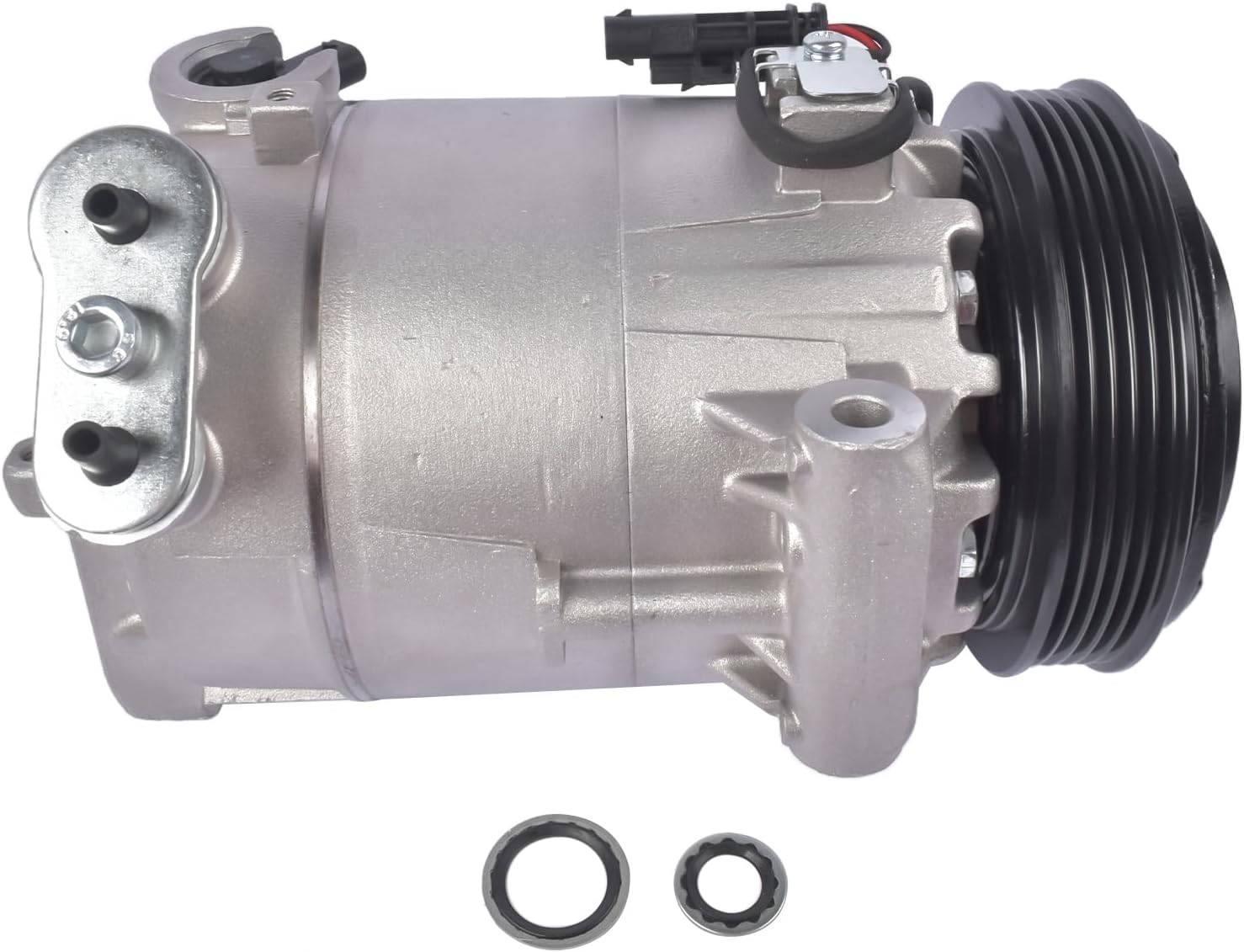 AC Compressor with Clutch Replacement for Buick Regal 2.0L 2.4L 2014-2017 Chevy Impala 2.5L 2014-2018 Malibu 2.0L 2.5L 2013-2015 Malibu Limited 2016 GMC Terrain 2015-2017