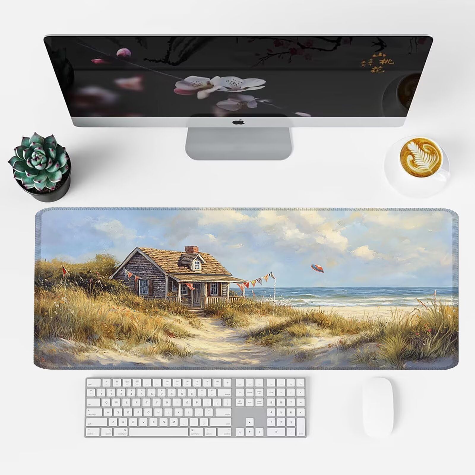 Podkładka pod mysz, podkładka pod mysz XXL 1200 x 600 podkładka pod mysz dla graczy, wodoodporna gumowa podstawa, duża podkładka pod mysz do gier na biurko szyte krawędzie wodoodporna antypoślizgowa