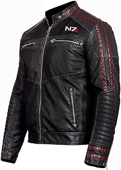 ジャケット・アウター NEIGHBORHOOD MOTORCYCLE JACKET Men's N7 Street Fighter Motorcycle Black Biker Style Real Leather