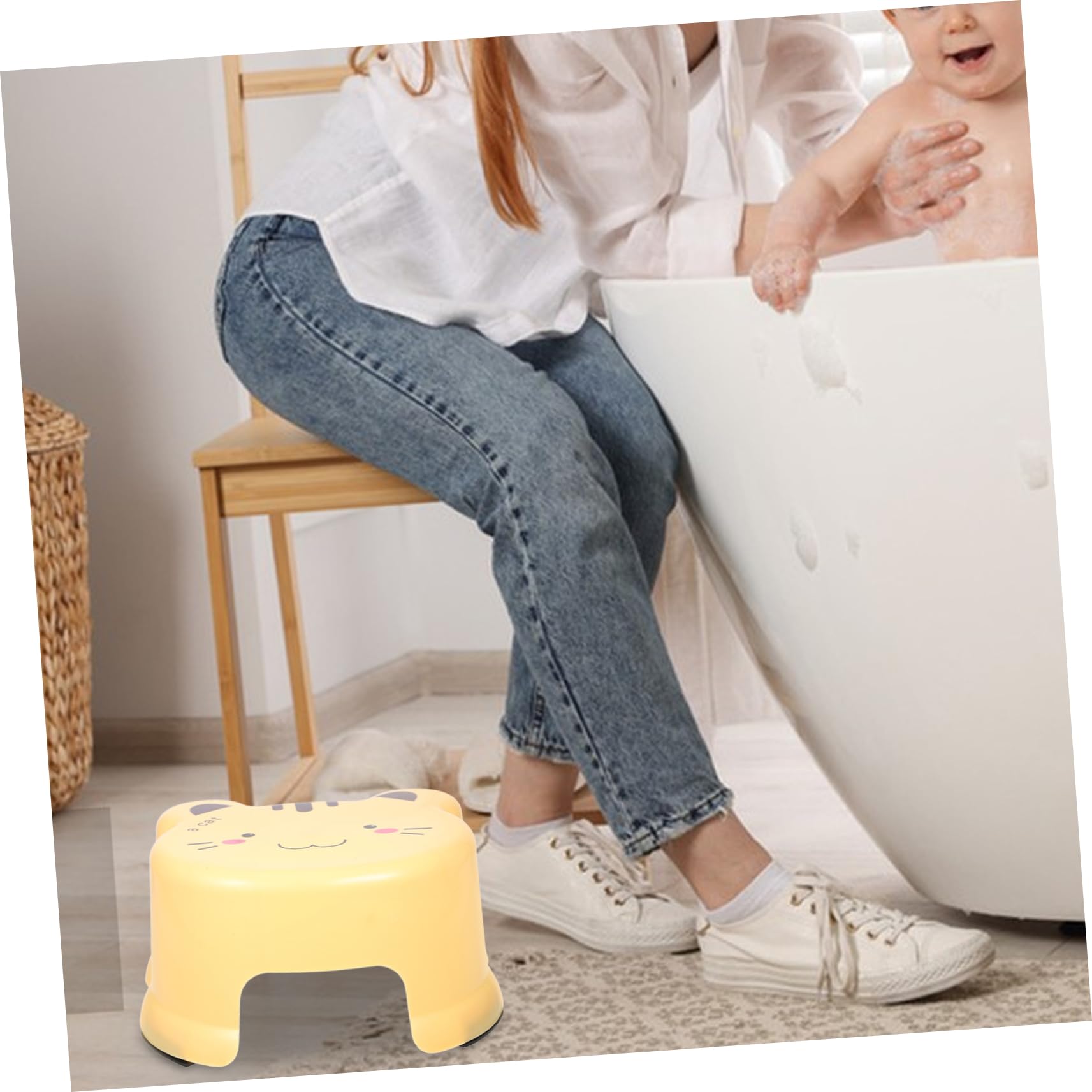 PRETYZOOM 3piezas De Plástico Antideslizante para Escalón Seguro y Divertido para Baño y para Zapatos y Cocina