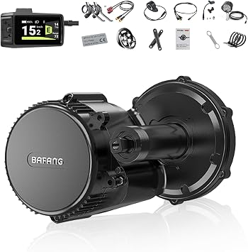 BAFANG 48V 750W Mid Drive Kit - BBS02B CAN Bus Electric Bike Conversion Kit with Display Ebike Conversion Kit Mid Drive Motor with 44T Chainwheel for Mountain Bike Road Bicycle