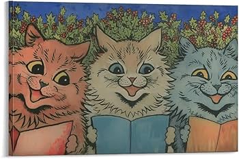 Amazon.co.jp: Louis Wainルイス・ウェイン《統合失調者になった猫画家