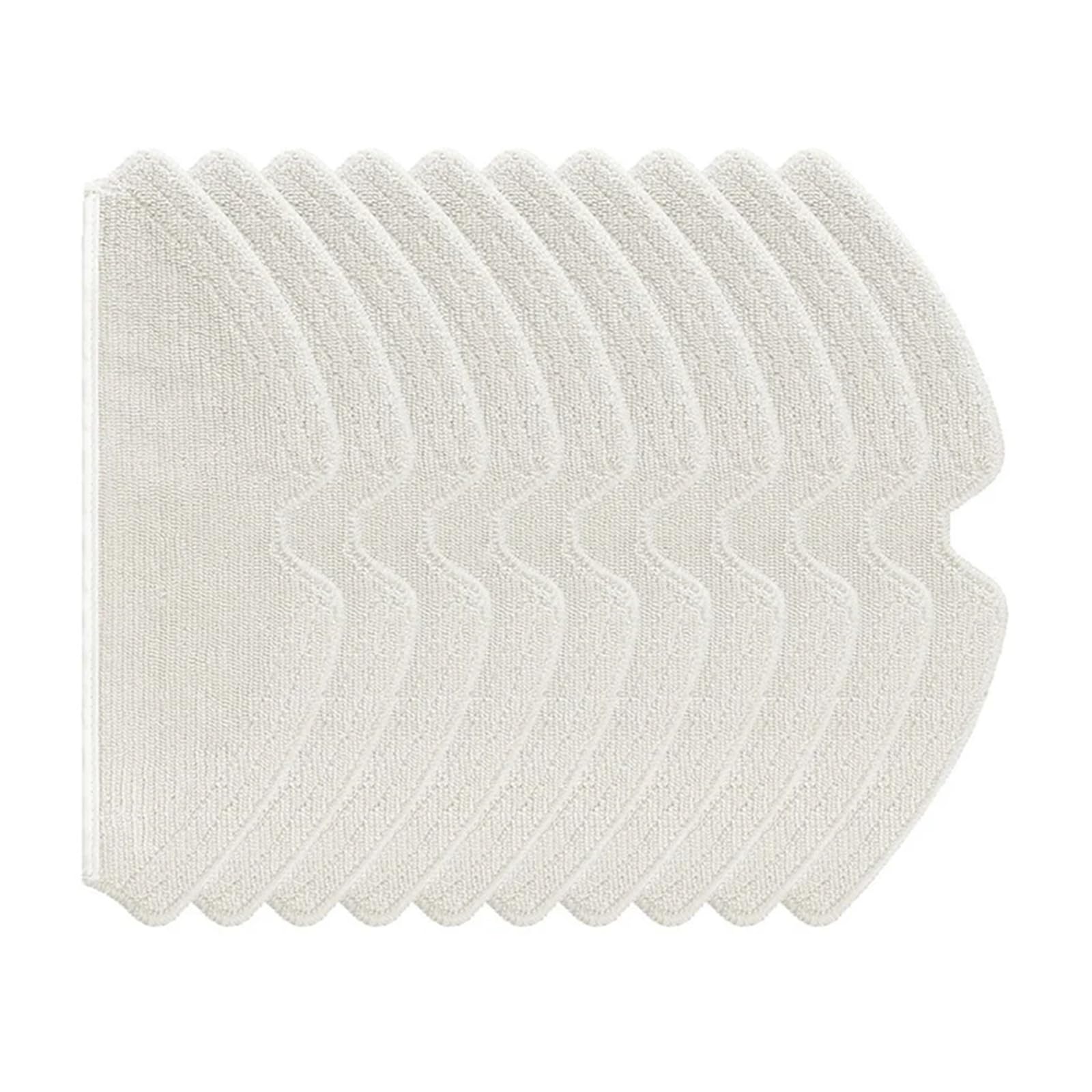 Chiffons Miwhole M7 Pro sans traces : lot de 10 pièces de rechange aspirateur robot