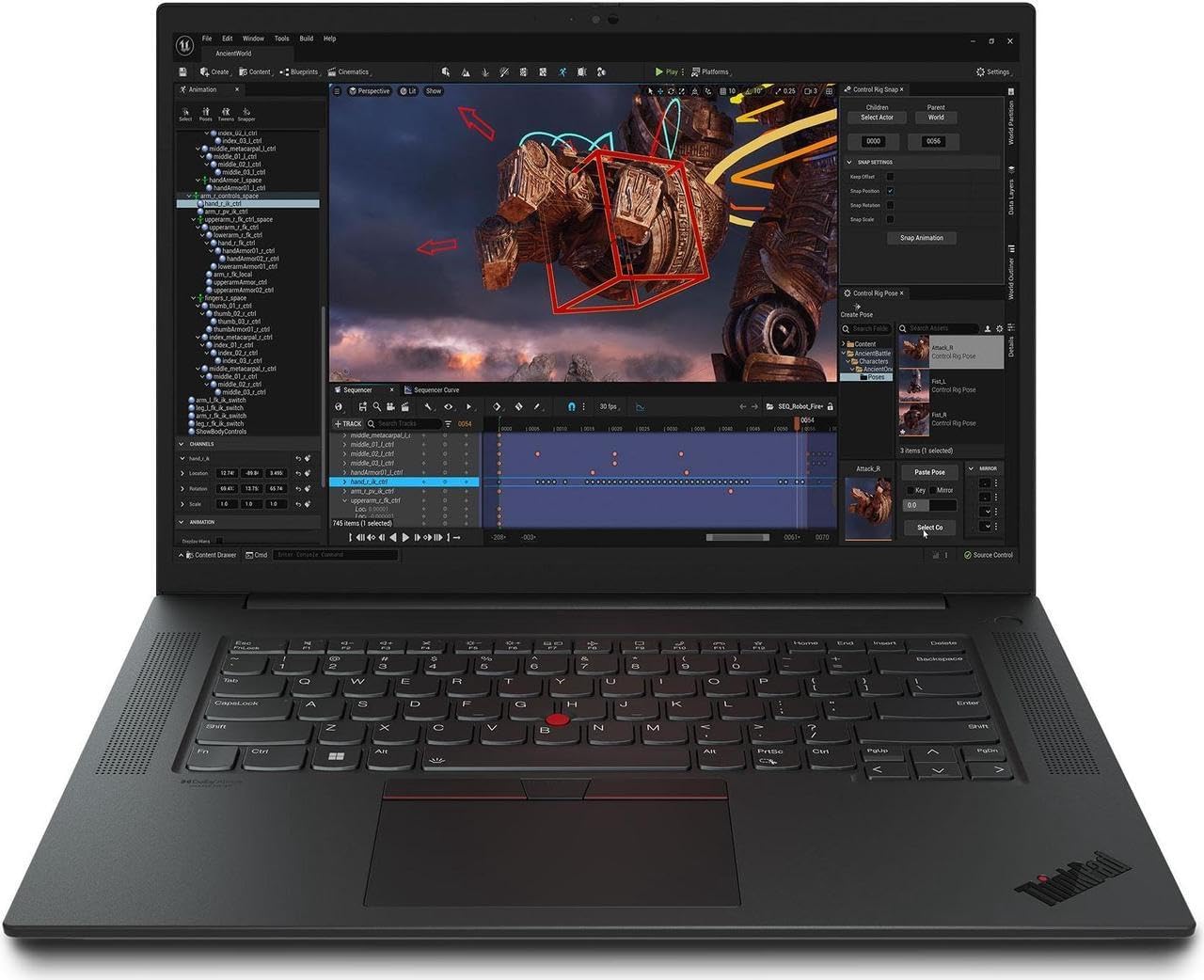 NewLenovo ThinkPad P1 Gen 6 Mobile Workstation Laptop, 16.0" WUXGA IPS Anti-Glare Display, Intel Core i7-13700H, 32GB RAM 1 TB SSD, NVIDI.A RTX A1000, Backlit KYB Thunderbolt 4 Windows 11 Pro
