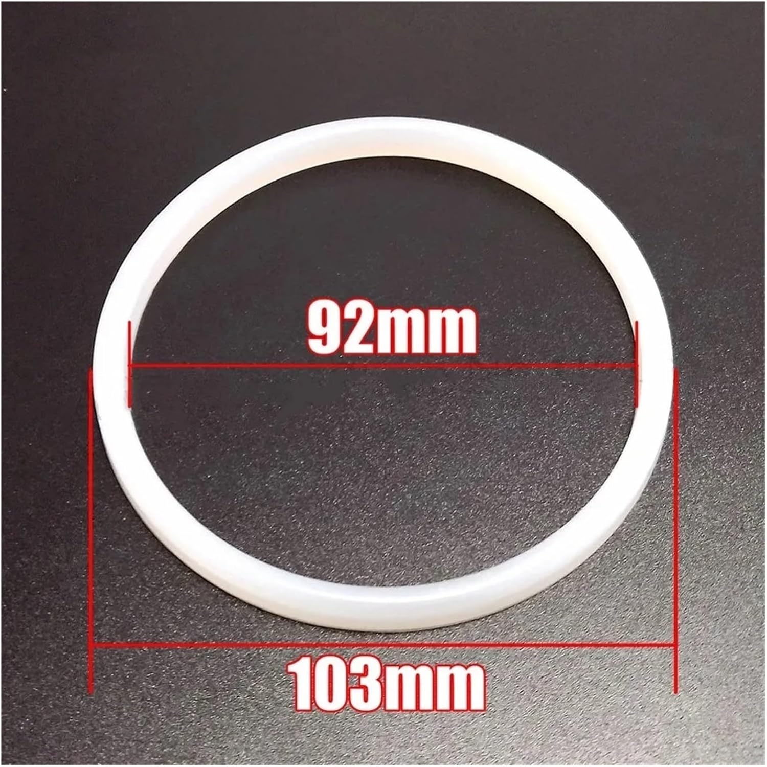 Kitchen Appliance Accessories 2 Large Seal Rings Silicone Circle Gaskets Diameter 10.3cm Spare Parts,Compatible for BQL Soft Serve Ice Cream Machine Accessories