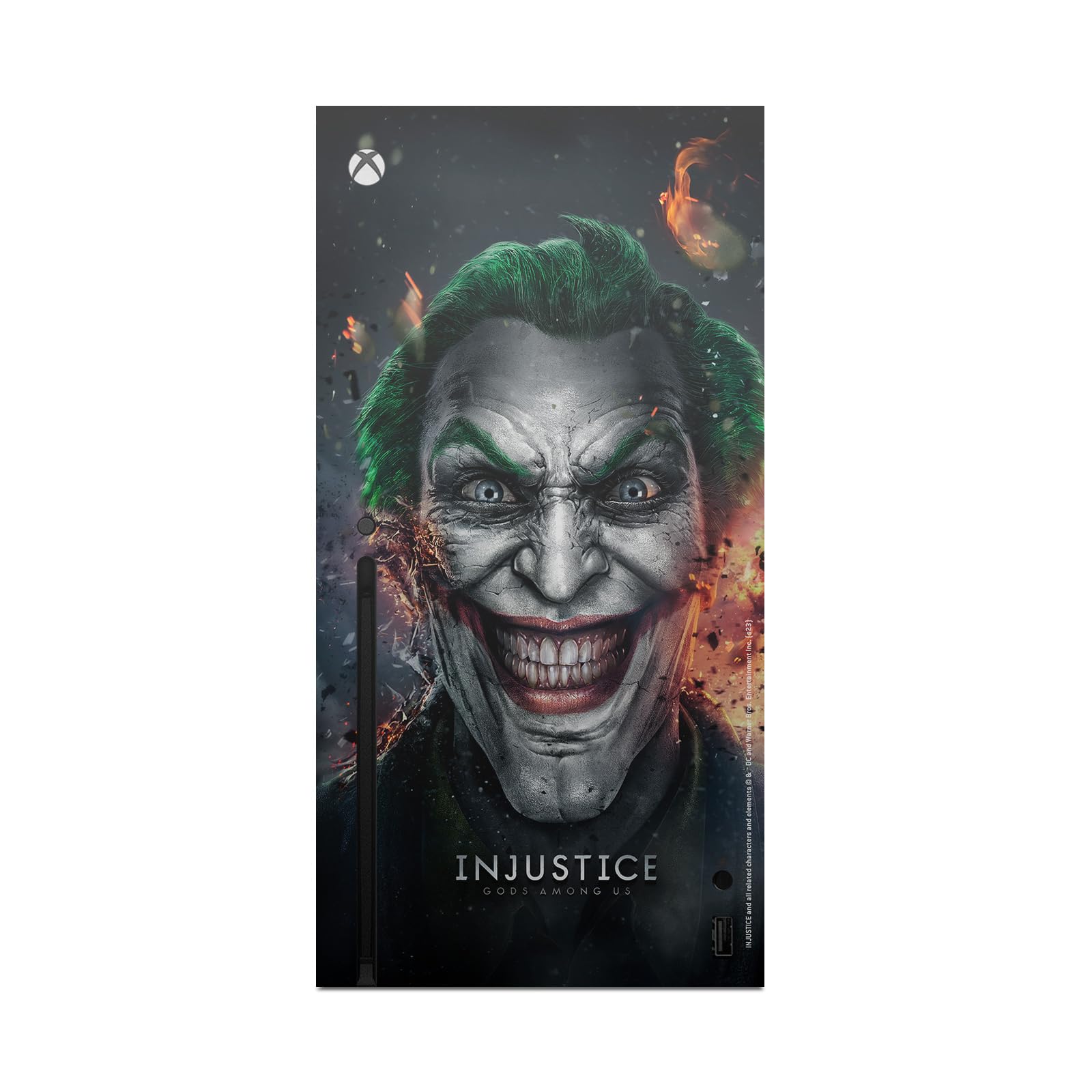 Head Case Designs sous Licence Officielle Injustice Gods Among Us Joker Art Clé Vinyle Autocollant De Jeu Peau Autocollant Couverture Compatible avec Xbox Series X Console and Controller Bundle