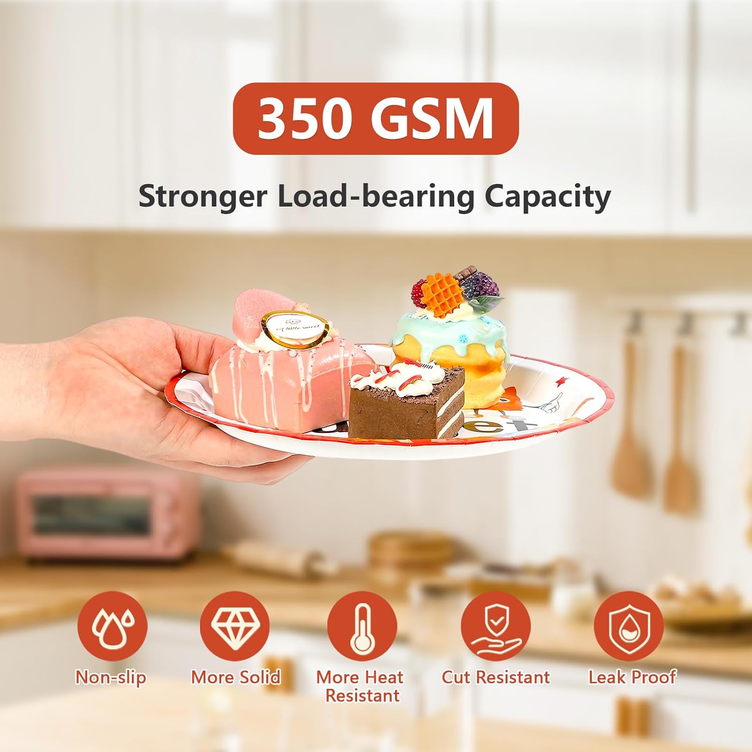 96Pcs Chicken Nugget Themed Party Decoration Chicken Nugget Plates and Napkins Fast Food Fried Chick Tableware Set for Baby Shower Boy Girl birthday Party Supplies, Serves 24