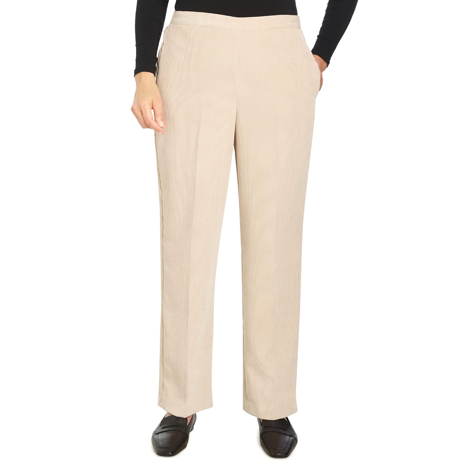 Alfred Dunner Echo Canyon Mid-Rise Short Length Pant