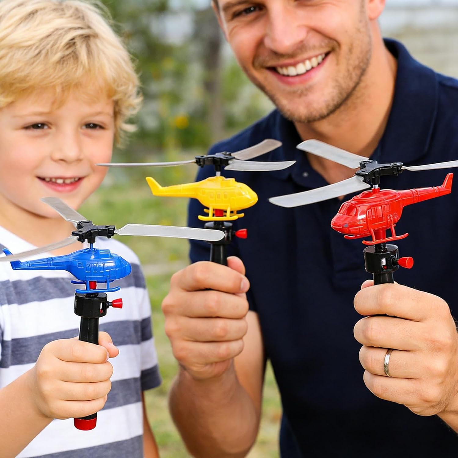 Handheld Aircraft, Handy to Use, 12x5cm, Flying Gadget, Airplane Motor Play, Outdoor Playing, for Kids Boys School