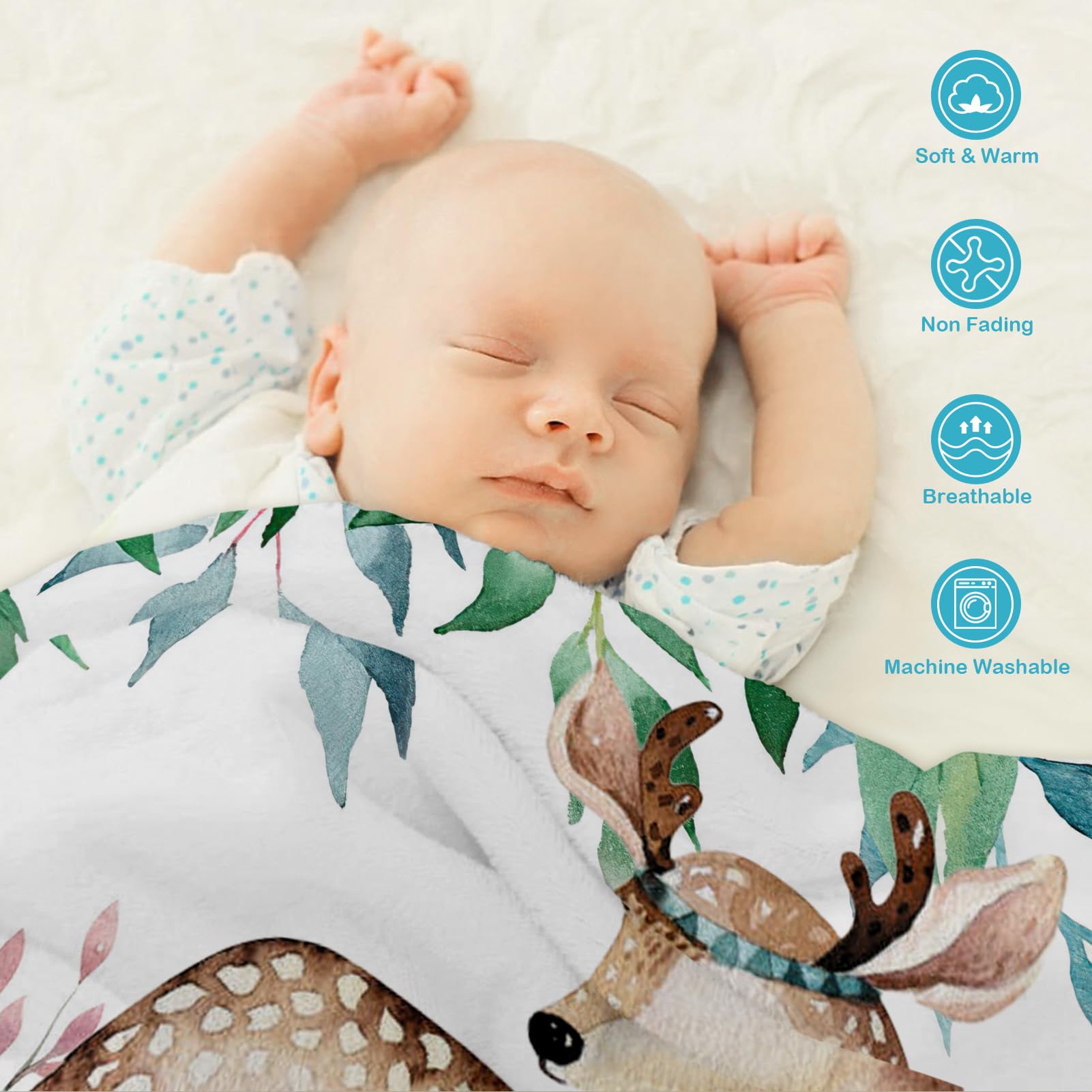 Personalized Baby Blanket With Name - Custom Flannel Blanket For Boys, Newborns, Kids - Perfect Gift For Baby Showers - View #6