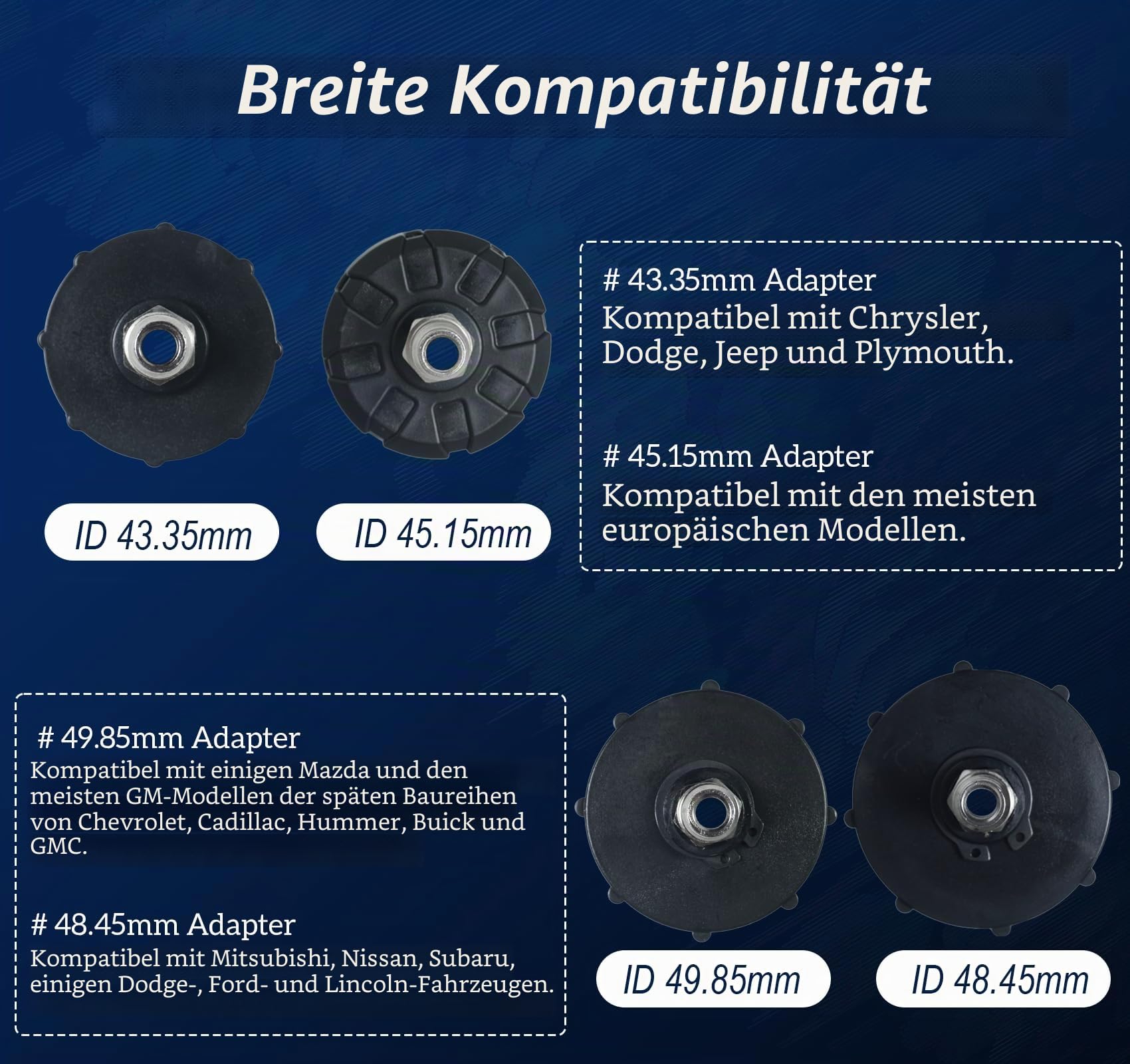 3L Manueller Bremsflüssigkeitsentlüftungssatz mit 1L Entlüftungsflasche, 43mm Bremsenentlüftungsadapter und 4 Hauptzylinderadapter Kompatibel mit Toyota, Lexus, Chrysler, Dodge, Jeep, Nissan, Ford usw