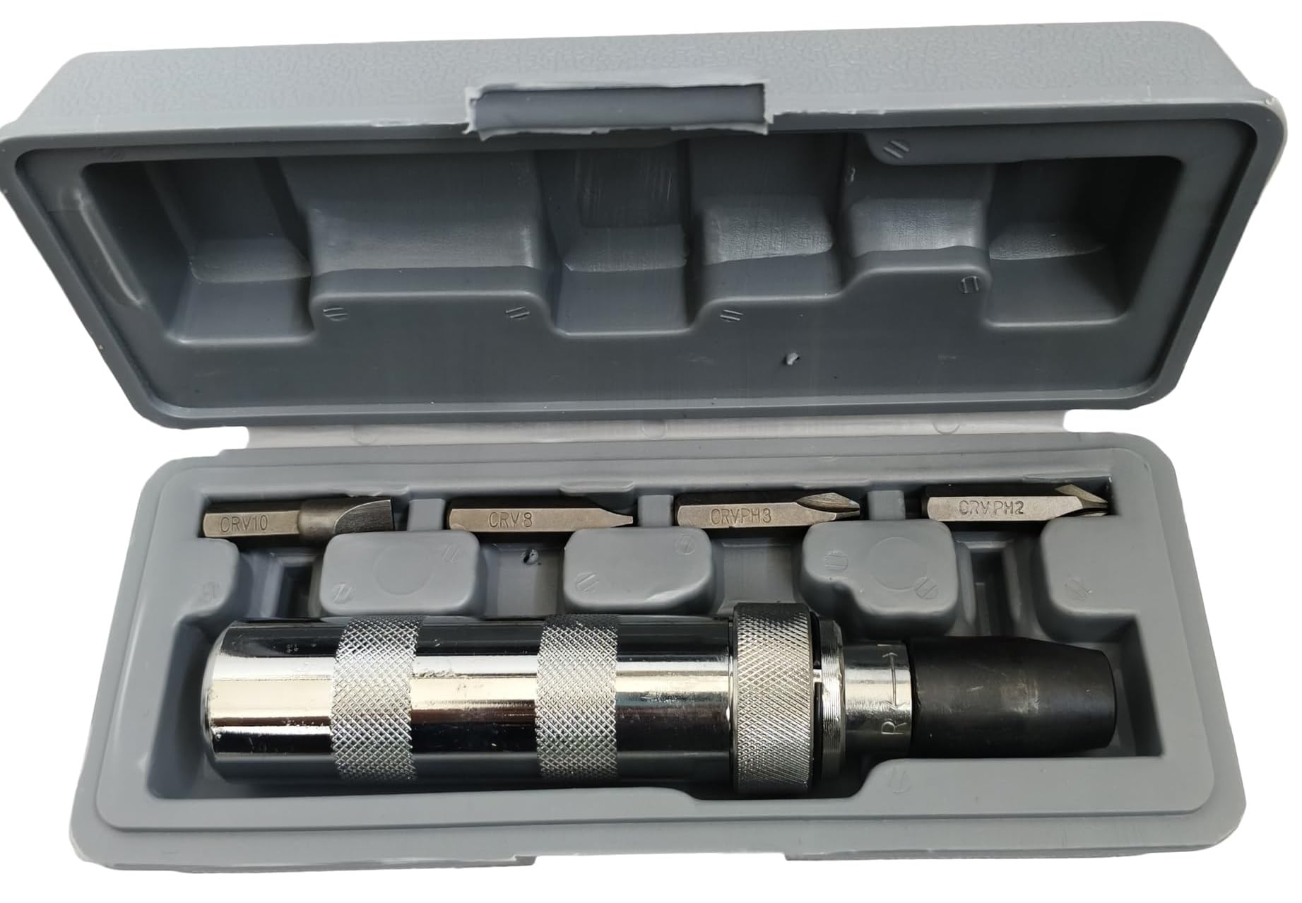 Inditrust Impact Screwdriver With 4 Chrome Vandium Steel Bits And Handle Multi-Functional Portable Screw Driver Tool Machine For Nut Bolt Opening Left/Right rotation (B0D9VZ67F2) Amazon Price History, Amazon Price Tracker