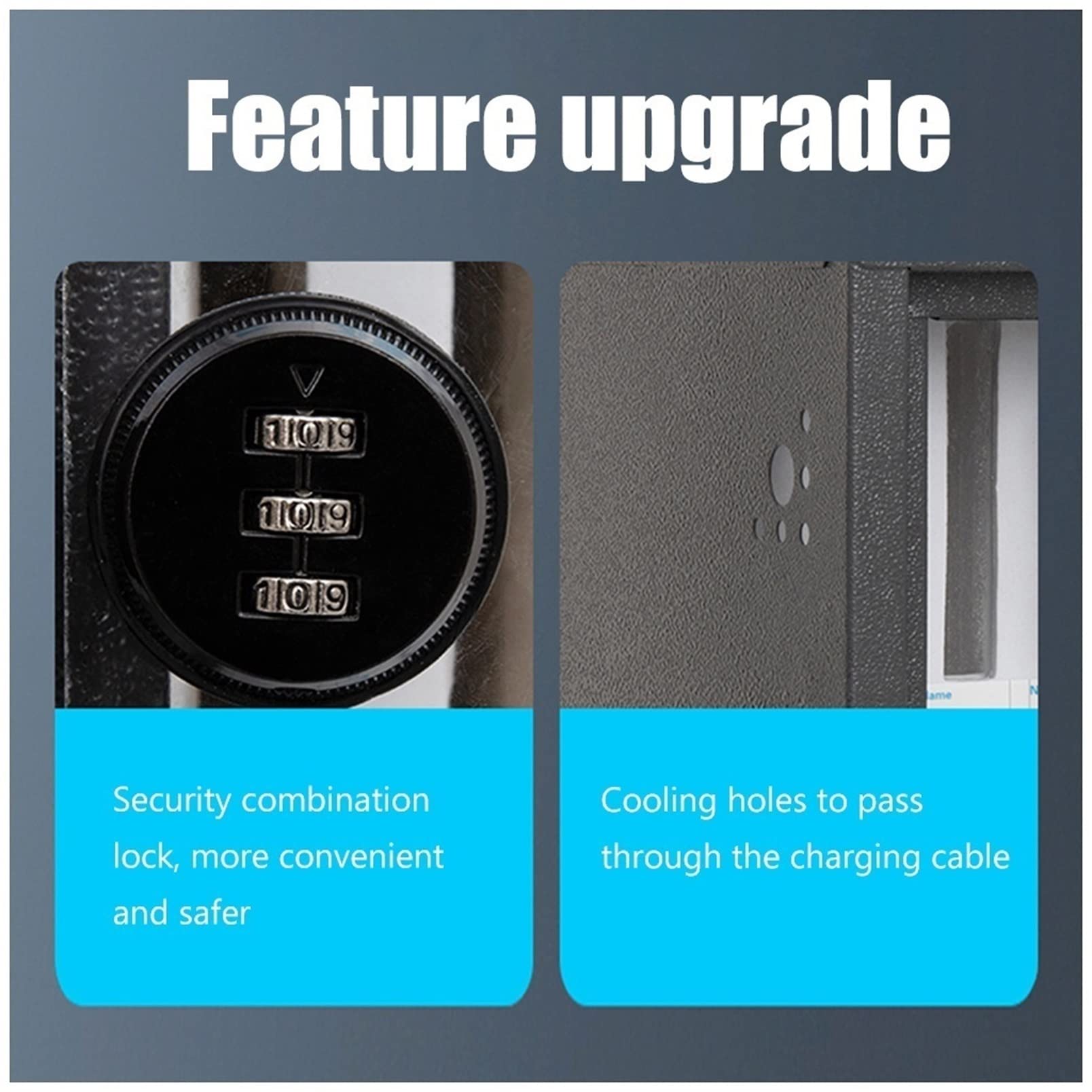 Secure 1260 Slot Metal Wall Phone Locker con serratura a combinazione – Armadietto ideale per cellulare per aule e scuole, perfetto per studenti e personale di sicurezza