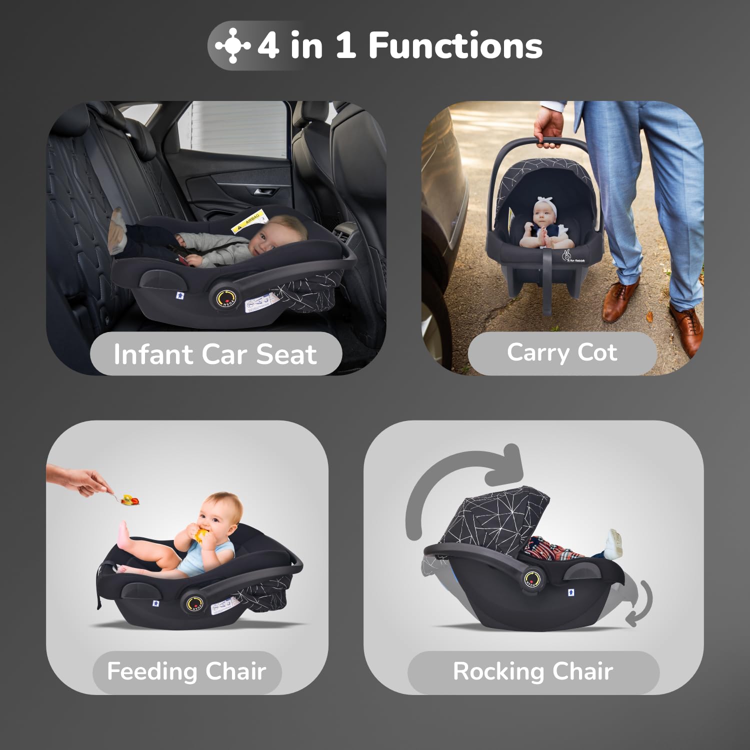 R for Rabbit Picaboo NXG: 4-in-1 Baby Carrycot -2 R for Rabbit Picaboo NXG: 4-in-1 Baby Carrycot -2