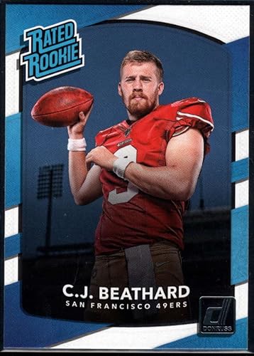 2017 Donruss #320 C.J. Beathard Rated Rookie San Francisco 49ers