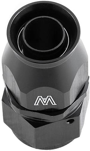 Miniatura 2 de -12AN  Extremo de manguera recto  PTFE  Teflon giratorio 12 AN Fitting -12 NEGRO