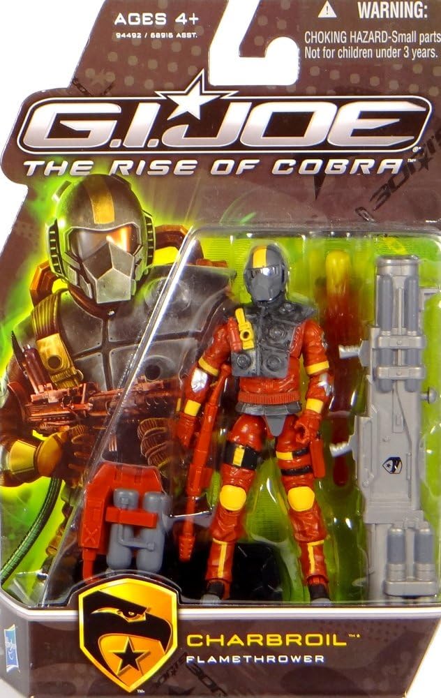 Charbroil Flamethrower Action Figure - GI Joe Movie: Rise of Cobra