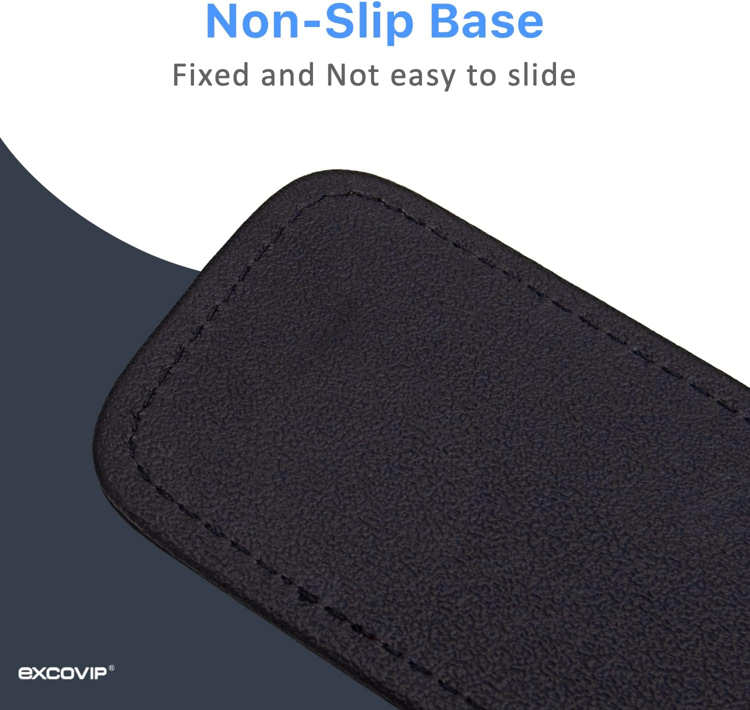 PU Keyboard Wrist Rest Pad Ergonomic Support Cute Computer with Wrist Rest l Black Cool one Piece Gamer Gel 3D Laptop Cheap Company Portable The Office Lap Desk mat Aesthetic 14.5”×3.2”excovip 3546
