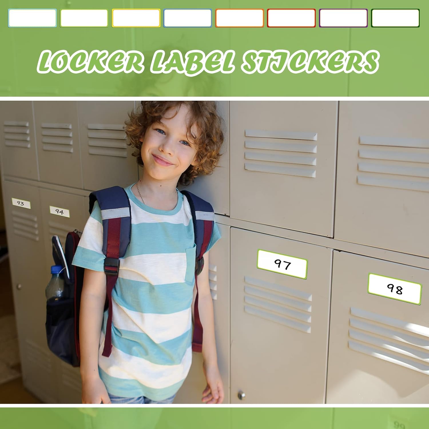 480 Pcs Magnetic Dry Erase Labels Reusable Name Tag Writable Stickers Colored Magnets Magnetic Strips for Whiteboard Rectangle Blank Name Plates for Lockers(Simple Style,3.2 x 1.2 in)