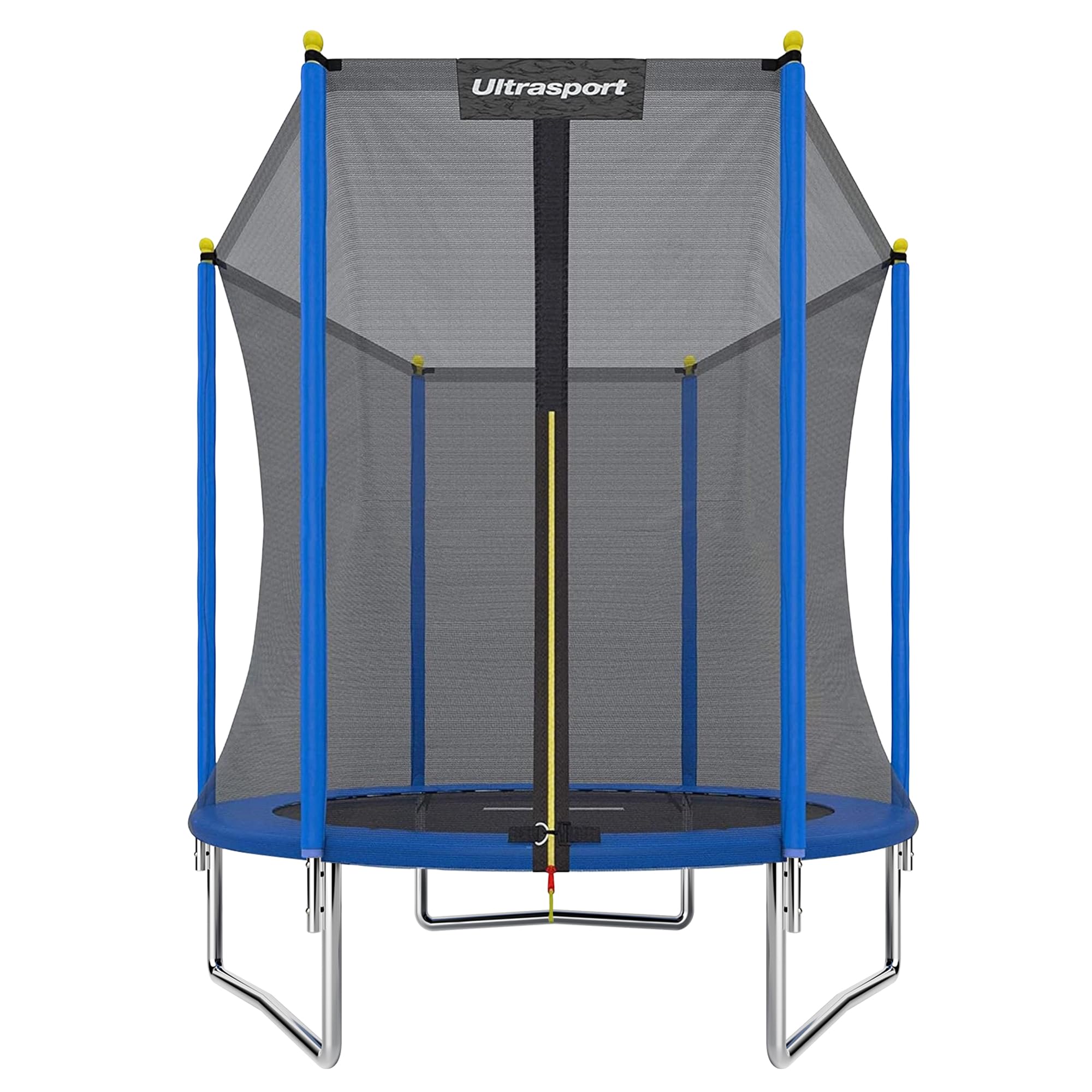 Ultrasport Uni-Jump Cama Elástica para Niños Exterior y Interior Ø 140/183 / 244/305 / 366/460 cm hasta 150 kg con Red de Seguridad, Acolchado y Kit de Montaje I Trampolines para Niños