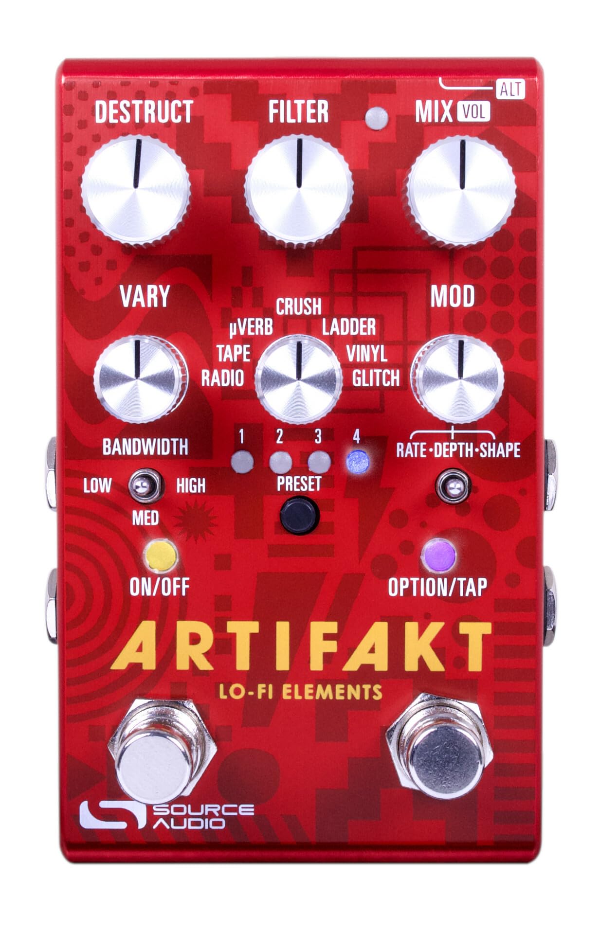 Source Audio - SA280 ARTIFAKT - Pedale LO-FI per strumento