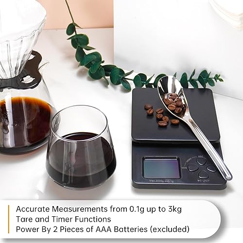 Miniatura 5 de Kit de Café SuperCook para Verter con Hervidor, Molinillo Eléctrico, Kit de Café para Acampar y Viajes, Ideal para Regalo de Cumpleaños o Aniversario