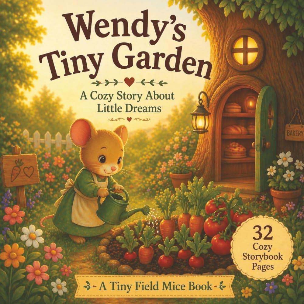 Wendy's Tiny Garden: A Cozy Story About Little Dreams, Growing, and Kindness (A Tiny Field Mice Book)