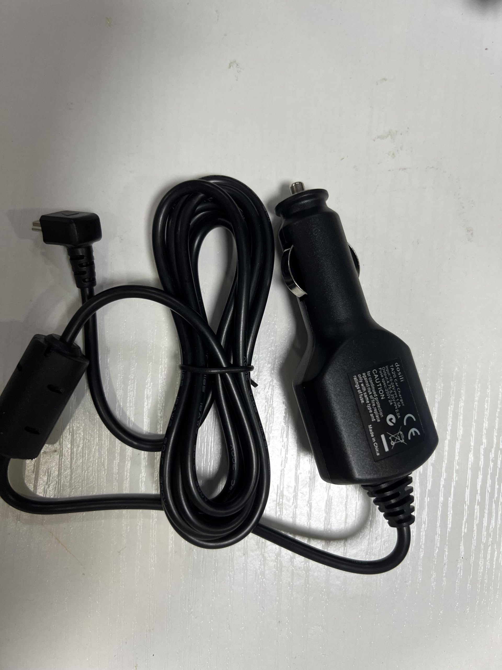 Cargador de coche para Garmin TA20 Tráfico Antenna Cargador para Garmin Nuvi 55 LMT 56 LMT 57 LMT 58 LMT 66 LMT 2539 LMT 2599 lm Drive 40 51 52 60 LMT Traffic GPS System