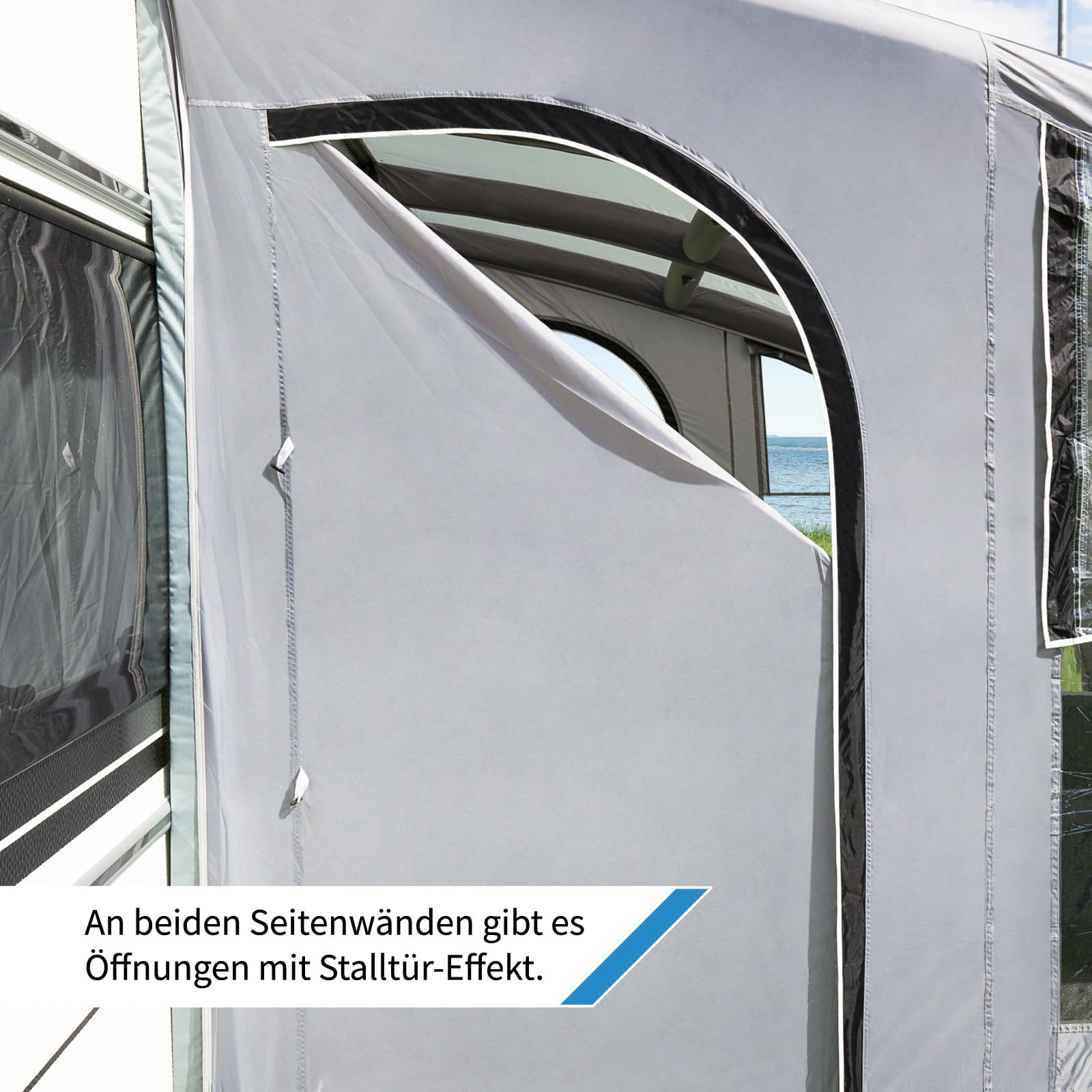 DWT Wohnwagen Vorzelt Speed Air/High, ideal für Reisecamping, leicht & aufblasbar