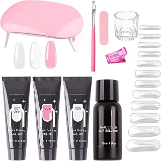 Beginner Nail Kit | Manicure Tools - Complete Nail Gel Kit, for Professional Beauty Enthusiasts, Students, Women, Daughters, Mothers,