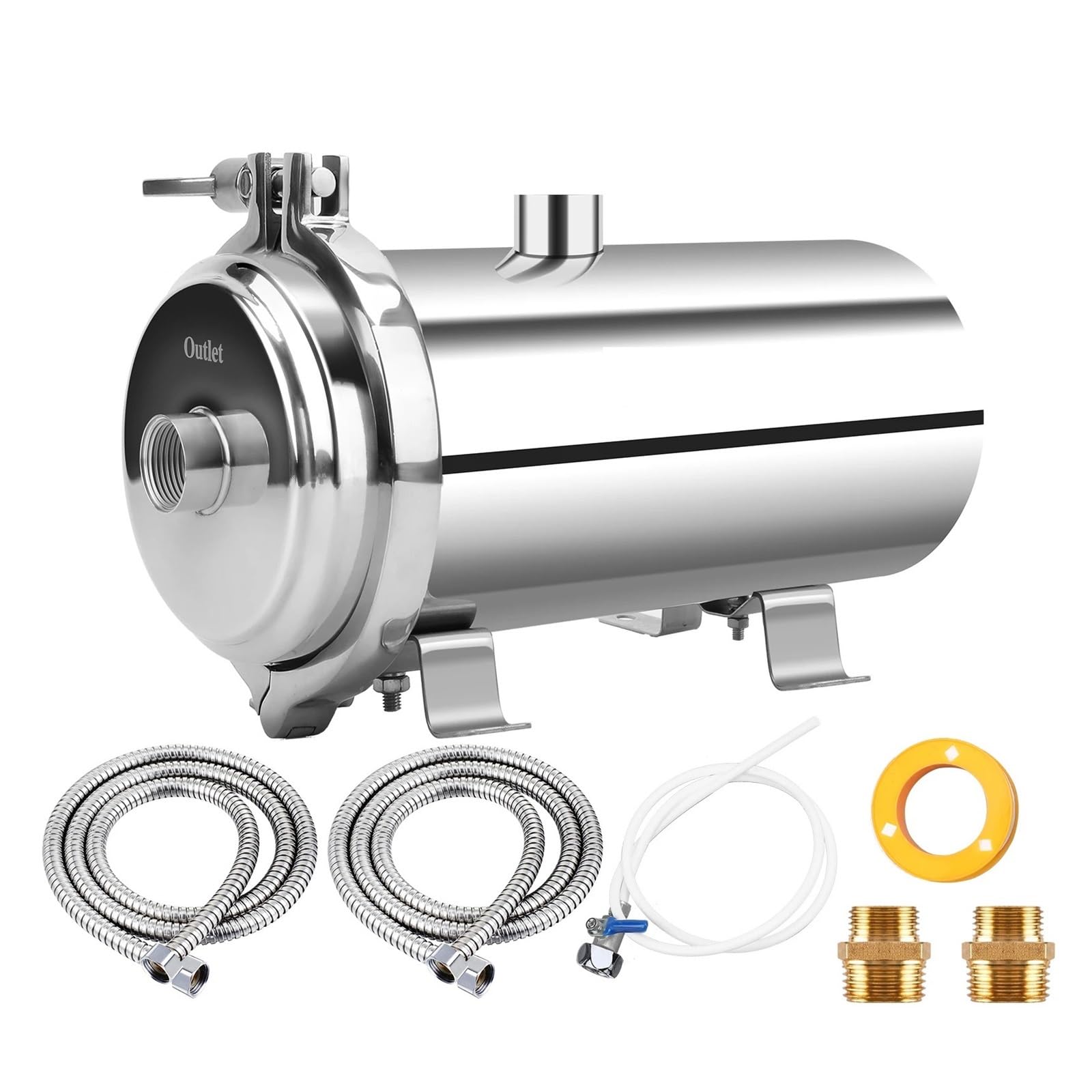 Purificador de agua PVDF Filtro Ultration for toda la casa Filtros 0,01 um 3000L/H SUS304 Agua potable