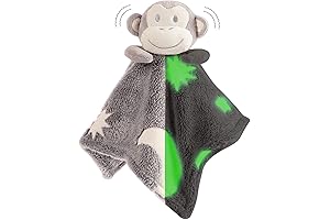 Glow-in-the-Dark Monkey Security Blanket: A Comforting Companion for Little Ones