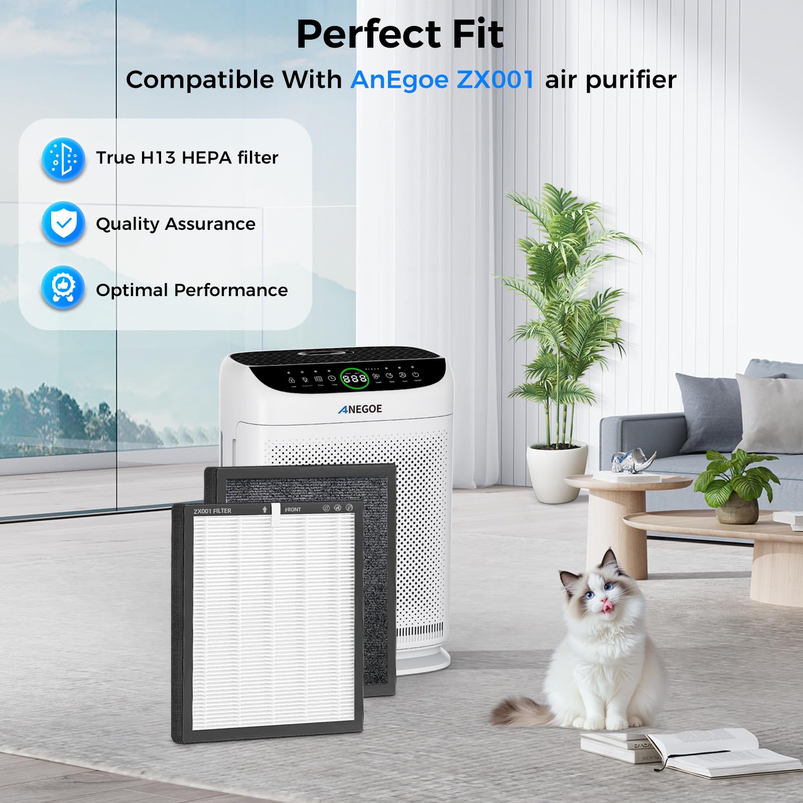 Amazon.com: AnEgoe Replacement HEPA Filters Compatible with AnEgoe Amazon.com: AnEgoe Replacement HEPA Filters Compatible with AnEgoe