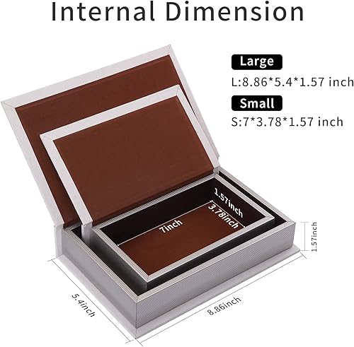 Miniatura 7 de Cajas de libros decorativas libros de imitación para decoración, libros apilados para mesas de café, decoración de estanterías, decoración del