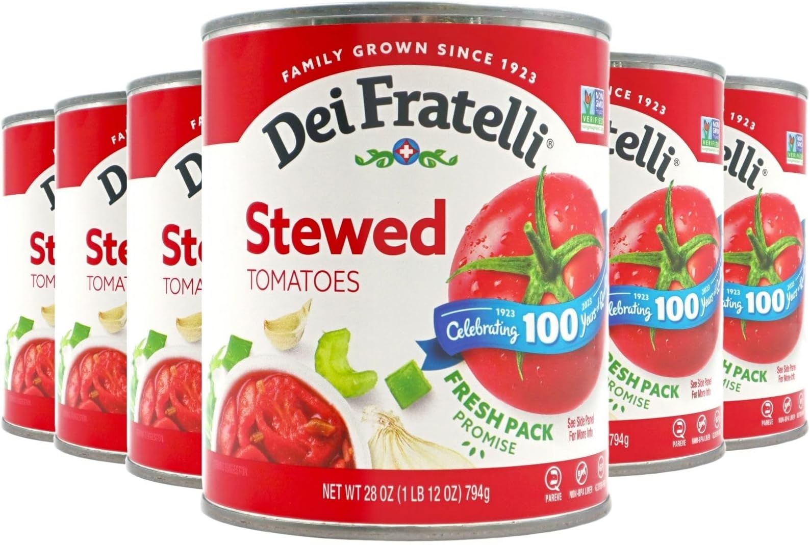 Dei Fratelli - Stewed Tomatoes - 28oz - 6 pack