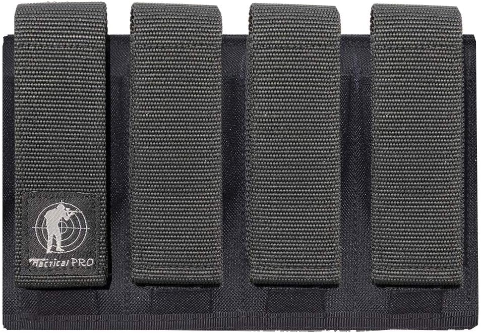 Tactical Pro Sports Quad Magazine Pouch for 9mm 40 & 45 : Sports & Outdoors