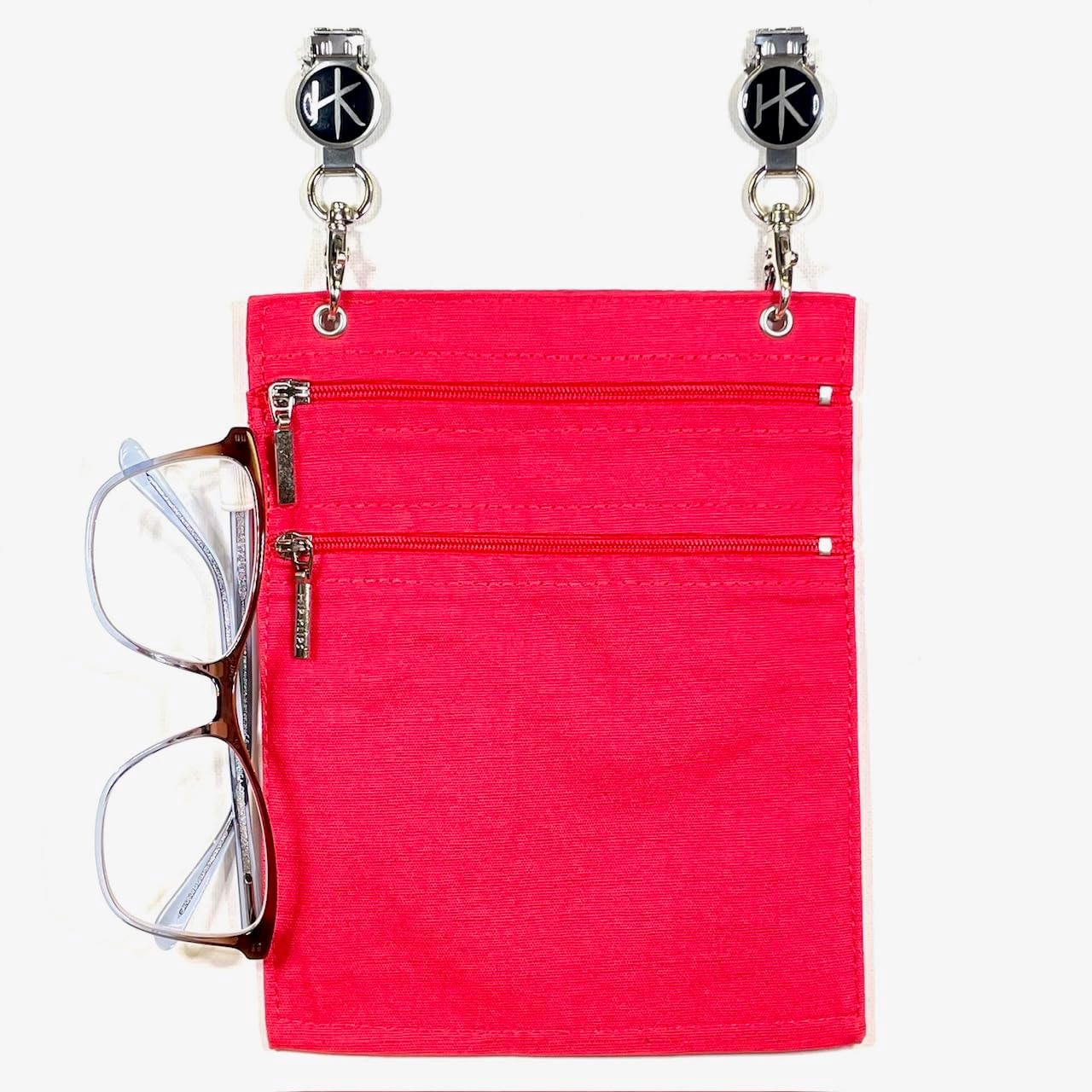 Hands-free mini purse, Cotton, Customize yourself (Coral), X-Large, Cot-XL-prnt1001