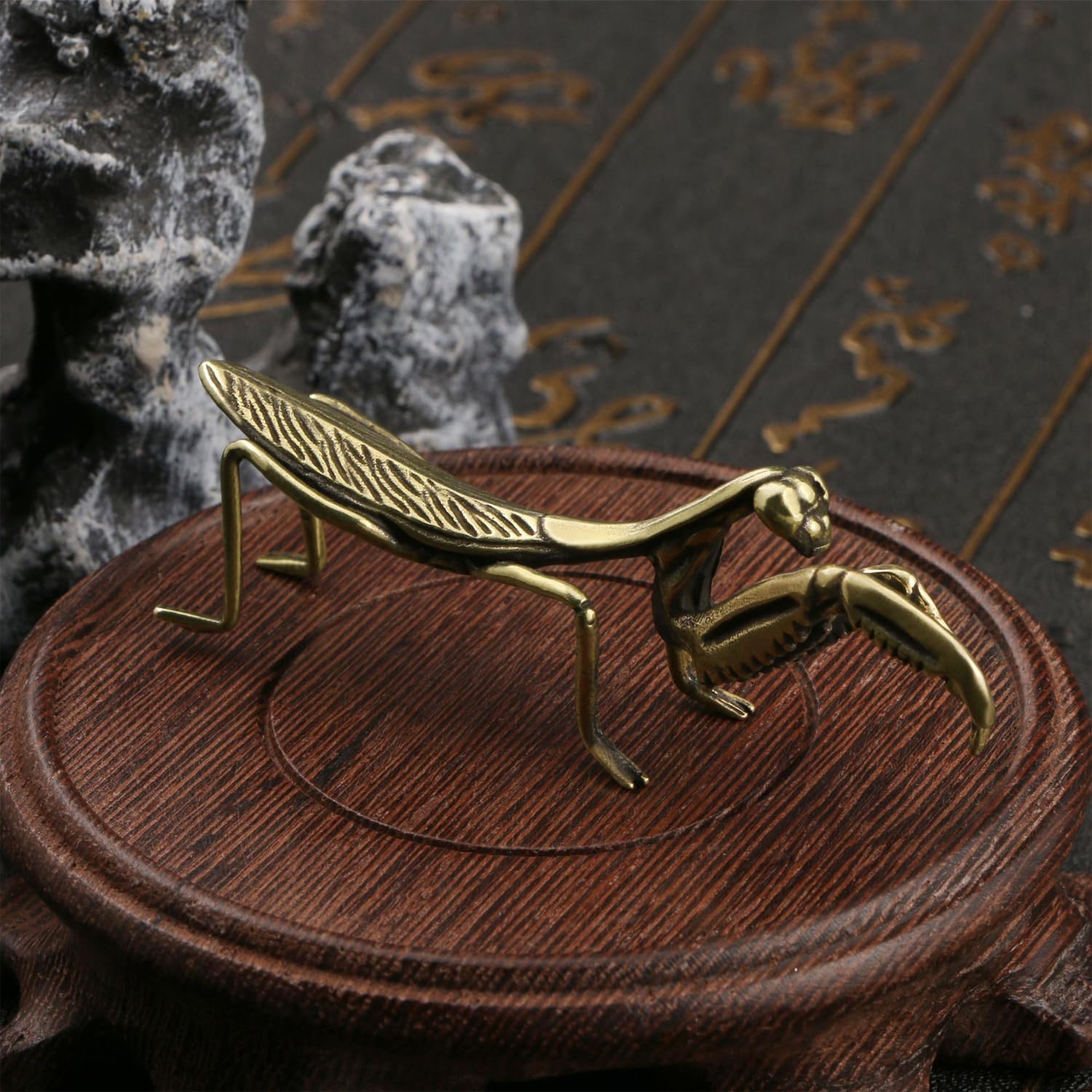 【aviso gold】PRAYING MANTIS 5'6 TINT Amazon.com: MHYGKTXRA 2pcs Gold Praying Mantis Figurines, Vintage