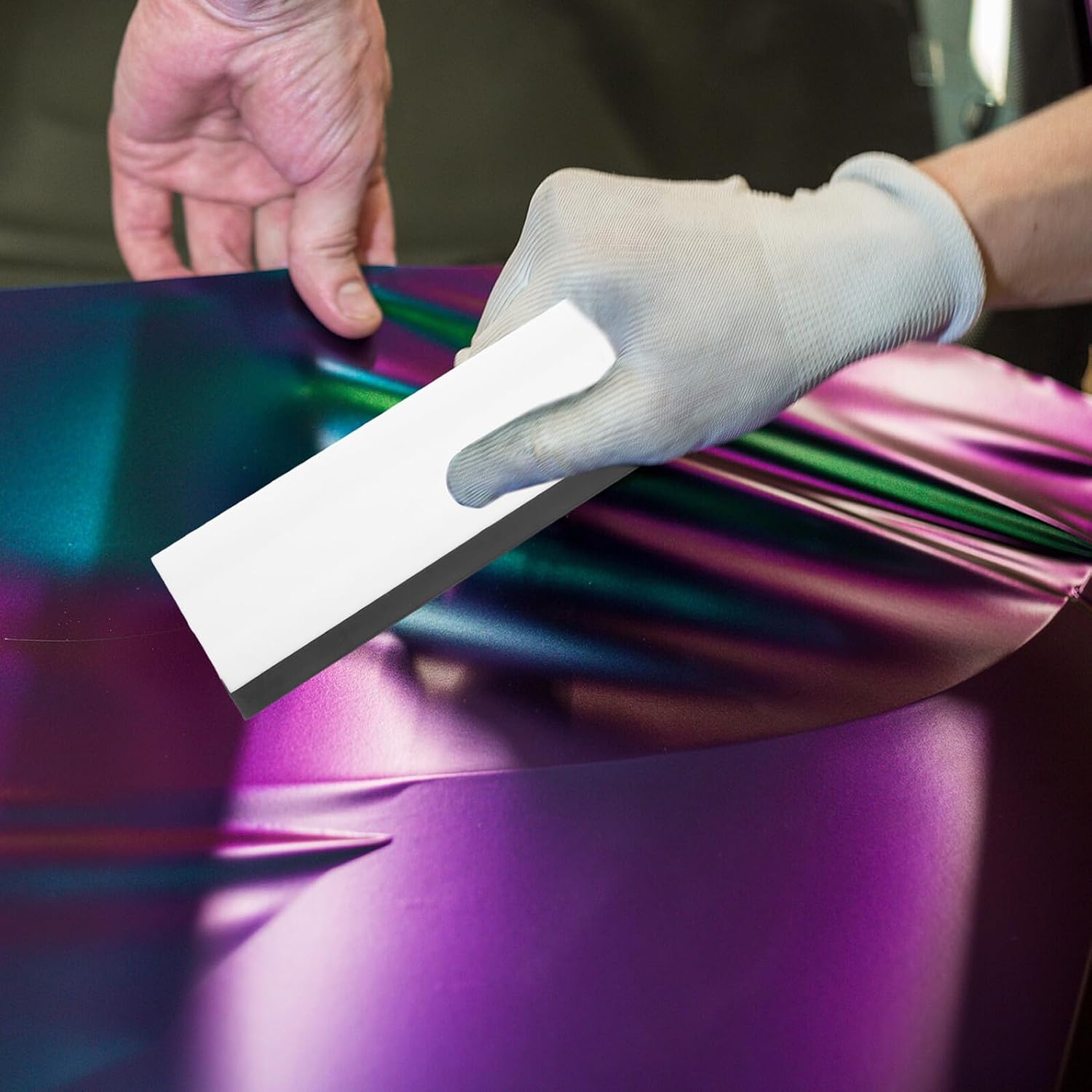 10pcs Car Window Tint Application Tools Vehicle Wrapping Kit Rubber Squeegee Plastic Scraper for Auto Vinyl Film Installation on Car Glass
