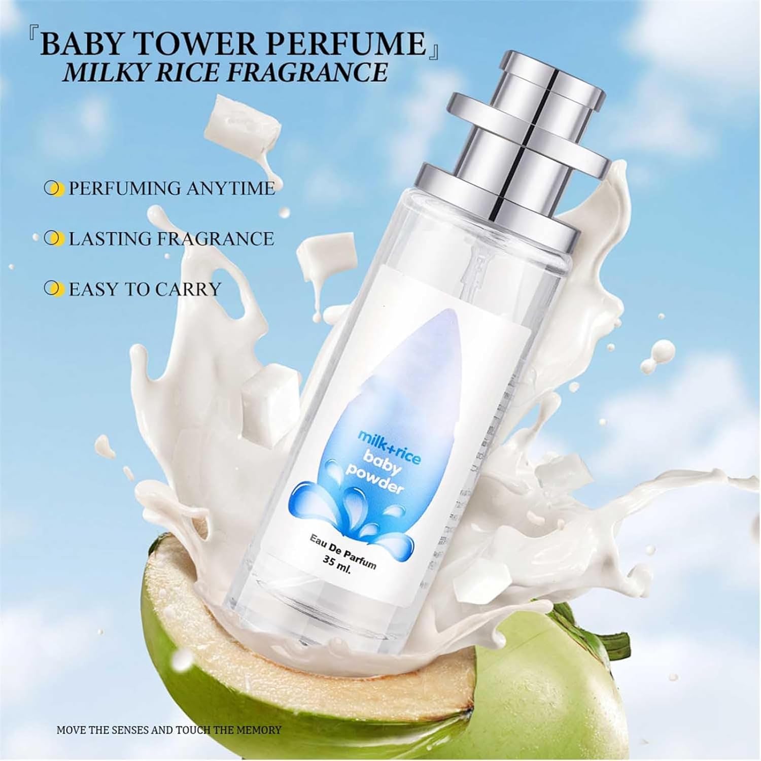 Baby Powder Perfume, Perfumes Powder, Fresh and Light Fragrance, For Women, 35ml - Image 6