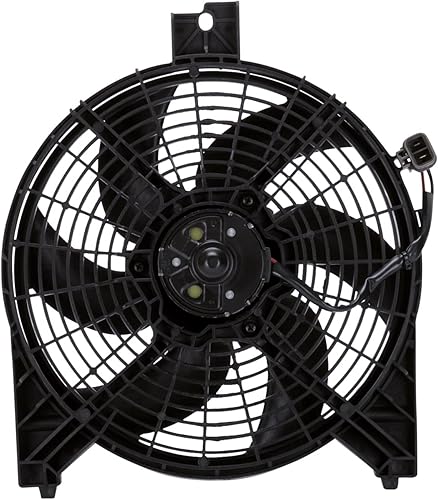 Miniatura 2 de TYC 610880 - Conjunto de ventilador de refrigeración compatible con Nissan Titan 2004-2006, color negro