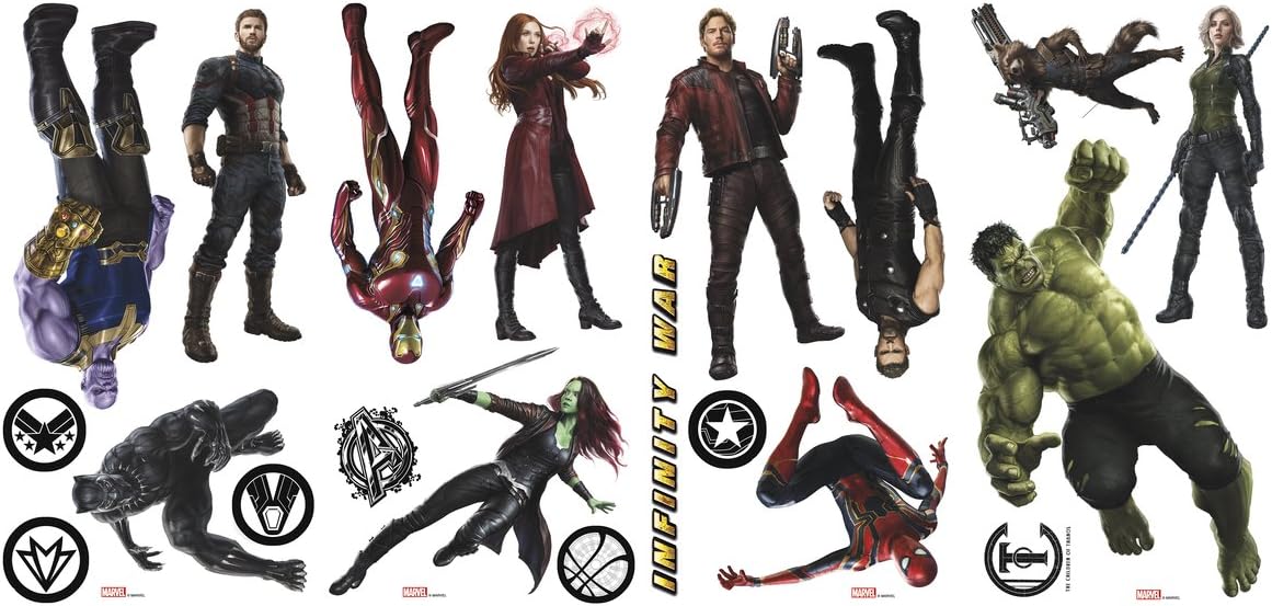 RoomMates Children's Avengers Wall Stickers, Multicolor, Various - Image 4