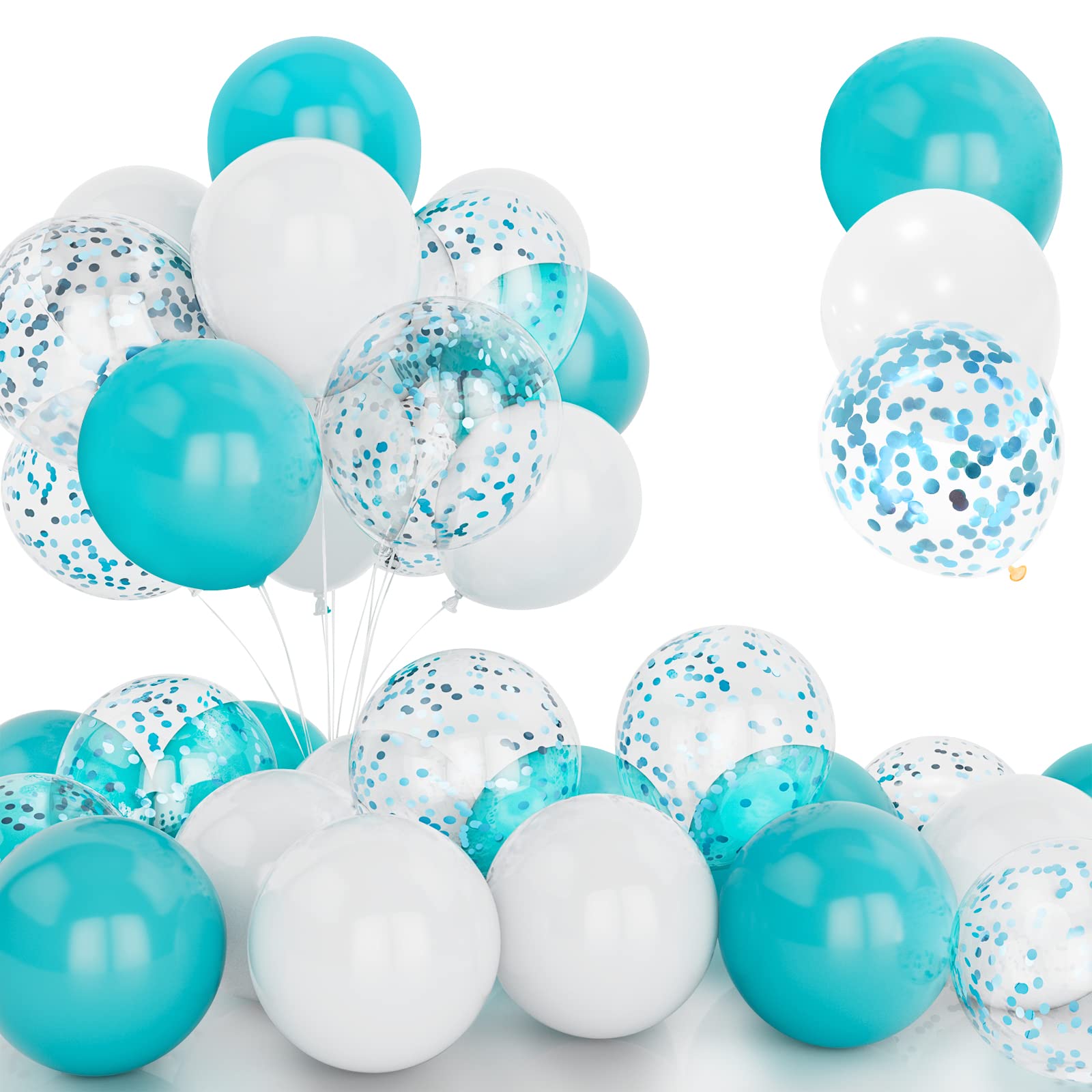 60 Palloncini Oktoberfest Bavaria, Lattice Blu E Bianco Con Motivi Birra, Leone E Scritta, Decorazione Festa A Tema Bavarese - 30 Cm